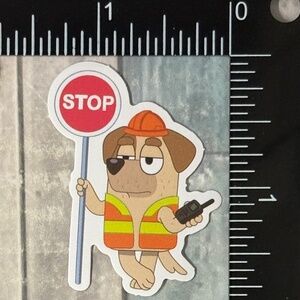 🌀10/$10🌀 Cute Bluey & Bingo Reusable Waterproof Vinyl Sticker Decal